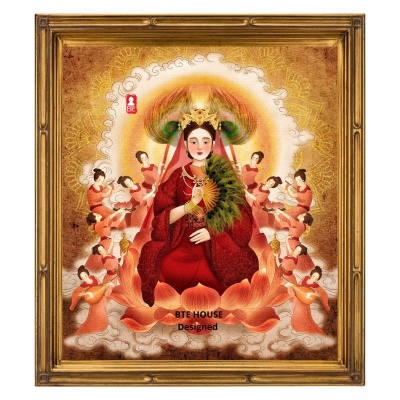 TRANH CANVAS THỤY SỸ - MẪU THƯỢNG THIÊN